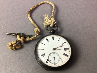 Lot 194 - KEYWIND POCKET WATCH