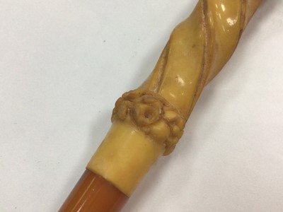 Lot 219 - VICTORIAN MEERSCHAUM CHEROOT PIPE