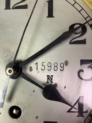 Lot 191 - THIRD REICH KRIEGSMARINE SHIP'S BULKHEAD CLOCK