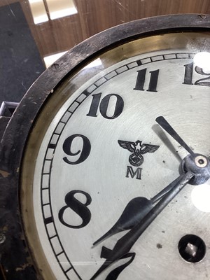 Lot 191 - THIRD REICH KRIEGSMARINE SHIP'S BULKHEAD CLOCK