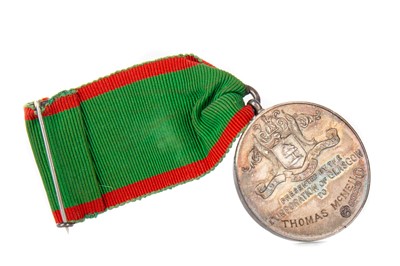 Lot 5 - CORPORATION OF GLASGOW FOR BRAVERY SILVER MEDAL AWARDED TO THOMAS McNEIL