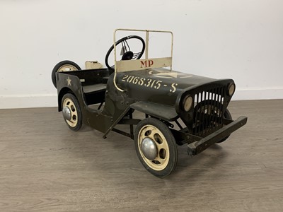 Lot 911 - TRI-ANG, RARE ‘WILLIE’S JEEP’ PEDAL CAR