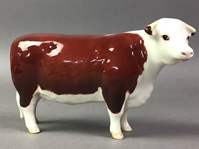 Lot 398 - COLLECTION OF CERAMIC AND OTHER ANIMAL FIGURES