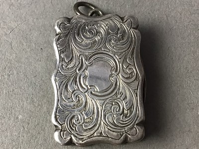 Lot 320 - VICTORIAN SILVER VINAIGRETTE
