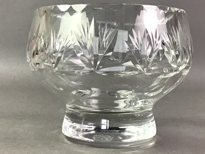 Lot 425 - GROUP OF CRYSTAL AND GLASS