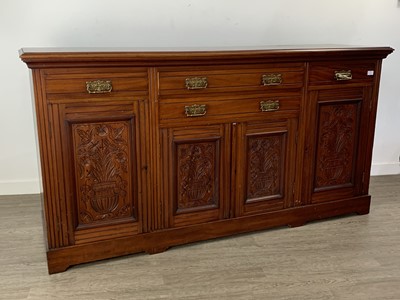 Lot 457 - VICTORIAN WALNUT SIDEBOARD