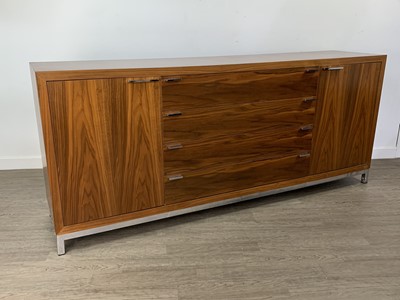 Lot 459 - MID CENTURY HARDWOOD SIDEBOARD