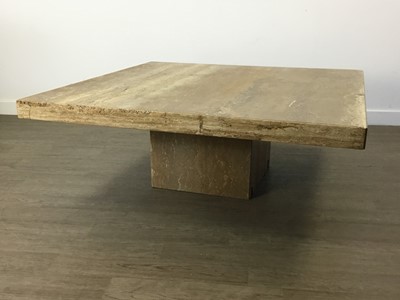 Lot 466 - STONE TOPPED COFFEE TABLE