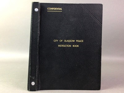 Lot 438 - CITY OF GLASGOW POLICE INSTRUCTION BOOK
