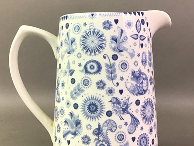 Lot 439 - BLUE AND WHITE JUG