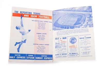 Lot 23 - BERTIE AULD, HIS CELTIC F.C. VS. SPARTA ROTTERDAM