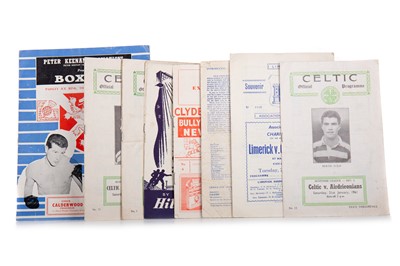 Lot 24 - BERTIE AULD, A COLLECTION OF HIS CELTIC F.C. PROGRAMMES