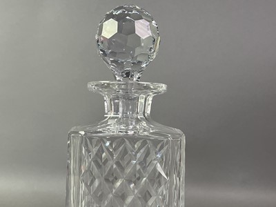 Lot 593 - THOMAS WEBB CUT GLASS DECANTER