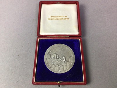 Lot 596 - THE EUROPEAN LAW 1914-1919 WHITE METAL MEDAL