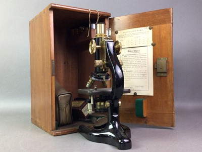 Lot 599 - CHARLES PERRY MICROSCOPE