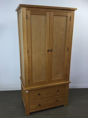 Lot 544 - MODERN PINE WARDROBE