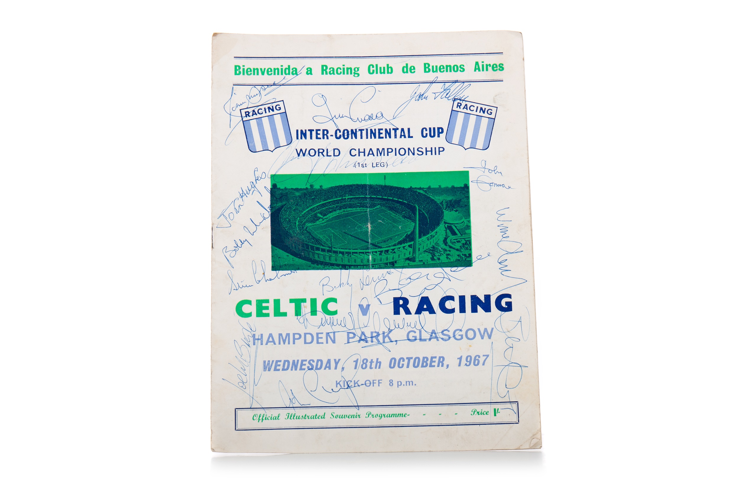 Celtic FC vs. Racing Club 1967