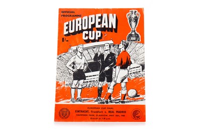 Lot 1515 - EINTRACHT FRANKFURT VS. REAL MADRID, EUROPEAN CUP FINAL PROGRAMME