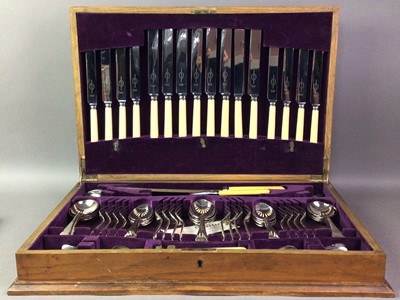 Lot 619 - SUITE OF CUTLERY IN CANTEEN