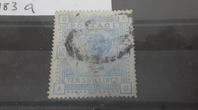 Lot 1427 - 1883/1884 10/- ULTRAMARINE