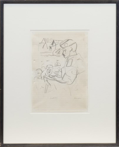 Lot 311 - * PETER HOWSON OBE, SORRY 1994 pencil on paper,...