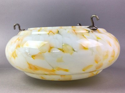 Lot 632 - GLASS CEILING LIGHT SHADE
