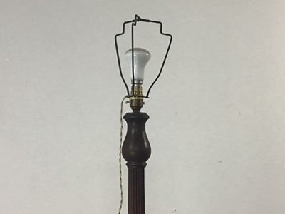 Lot 658 - OAK STANDARD LAMP