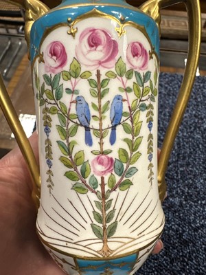 Lot 332 - MINTON'S, PAIR OF SECESSIONIST VASES