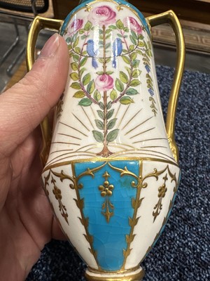 Lot 332 - MINTON'S, PAIR OF SECESSIONIST VASES