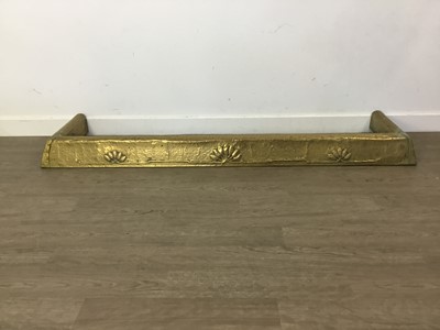 Lot 664A - HAMMERED BRASS FENDER