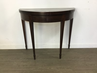 Lot 678 - MAHOGANY CARD TABLE