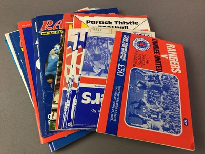 Lot 695 - GROUP OF SCOTTISH FOOTBALL PROGRAMMES