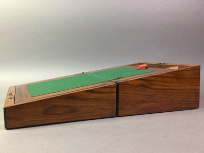 Lot 714 - VICTORIAN WALNUT LAP DESK