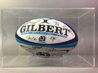 Lot 718 - RUGBY INTEREST - SCOTLAND INTERNATIONAL REPLICA BALL