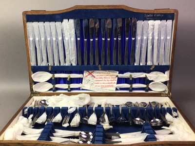 Lot 741 - SUITE OF STAINLESS STEEL CUTLERY