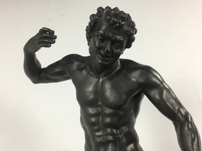 Lot 738 - THE LAUGHING FAUN, BRONZE SCULPTURE AFTER ISAAK DUCHEMIN