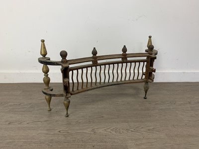 Lot 33 - BRASS FIRE GRATE