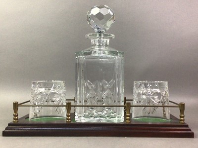 Lot 37 - DECANTER AND GLASS SET