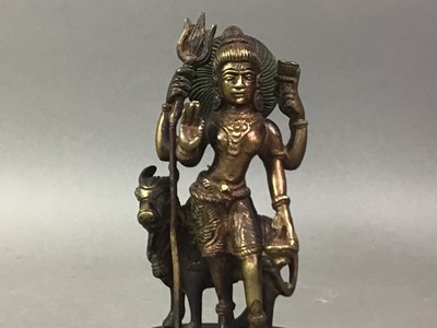 Lot 13 - BRASS INDIAN FIGURE