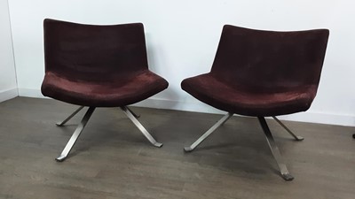 Lot 365 - PETER MALY FOR TONON, PAIR OF ITALIAN 'WAVE' CHAIRS