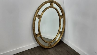 Lot 75 - TWO GILT FRAMED MIRRORS