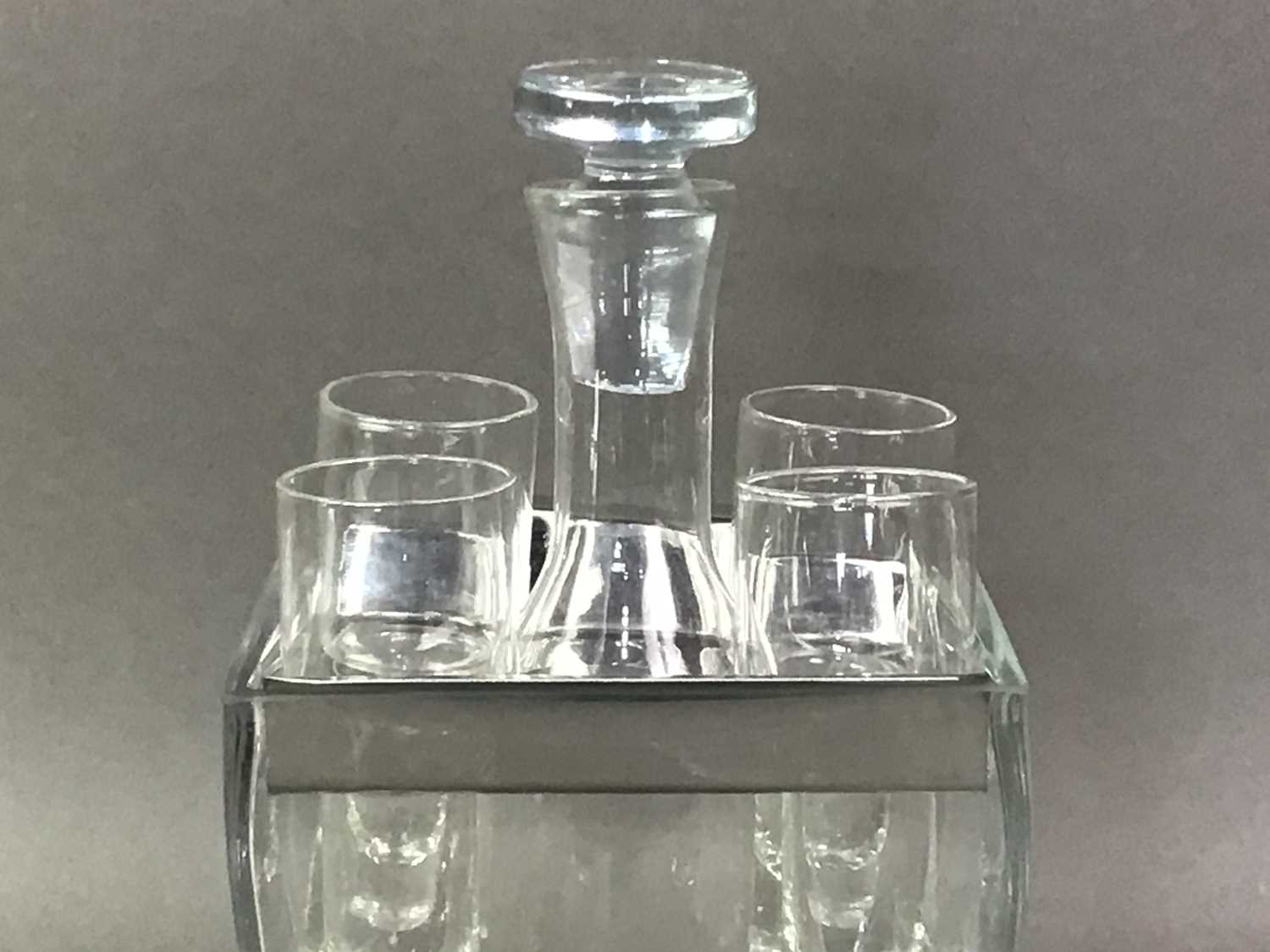 Lot 87 - GLASS LIQUER SET