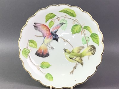 Lot 92 - ROYAL WORCESTER, SET OF FOUR BIRDS OF DOROTHY DOUGHTY DESSERT PLATES