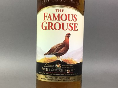 Lot 63 - FAMOUS GROUSE 1L, MARTELL VS AND NAPOLEON VSOP 37.5CL