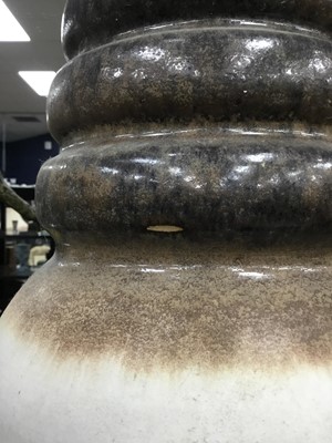 Lot 51 - TWO WEST GERMAN POTTERY VASES