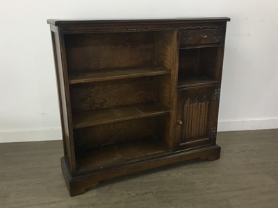 Lot 97 - OAK BOOKCASE