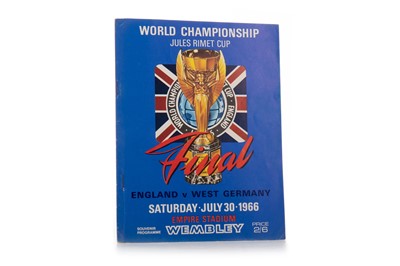 Lot 1499 - ENGLAND VS. WEST GERMANY, WORLD CUP FINAL PROGRAMME