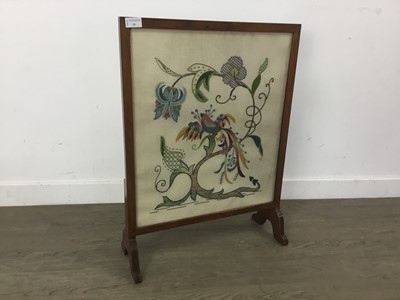 Lot 15 - MAHOGANY FIRESCREEN