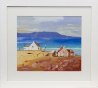 Lot 348 - ALISTAIR BENNIE, WASHING DAY AT THE CROFTS...