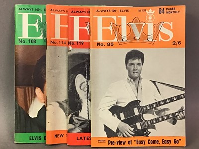 Lot 133 - GROUP OF ELVIS MAGAZINES